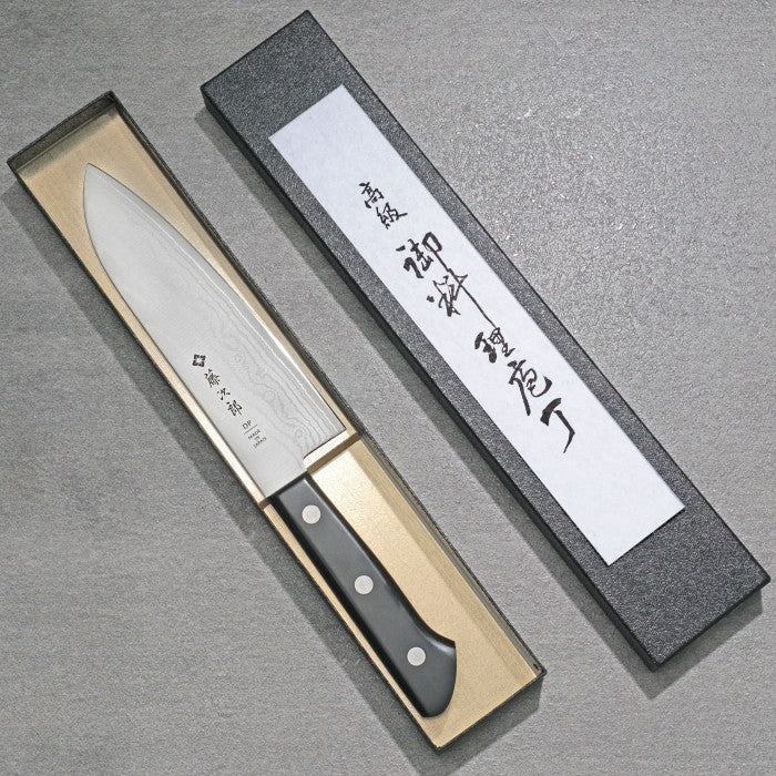 Japanese Knife TOJIRO DP Damascus by VG10 Santoku 170mm