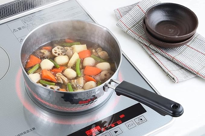 Japanese Sauce Pan Ajiichi Yukihira Stainless Steel 20cm
