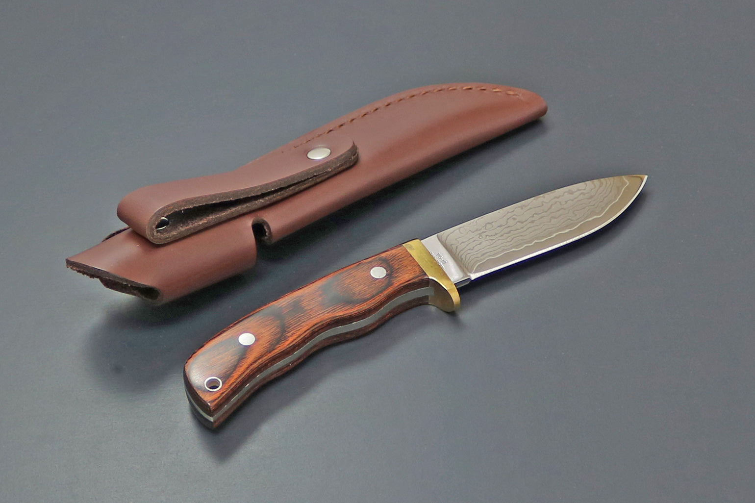 Kanetsune Seki VG10 SUBARU-Drop point Pisau Outdoor