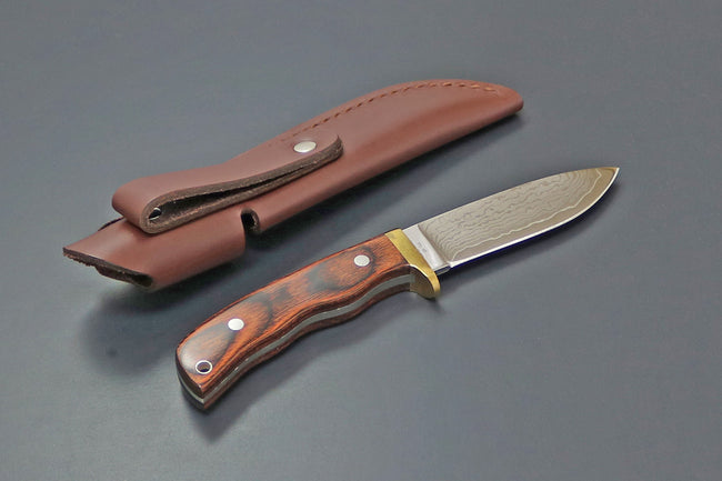 Kanetsune Seki VG10 SUBARU-Drop point Pisau Outdoor
