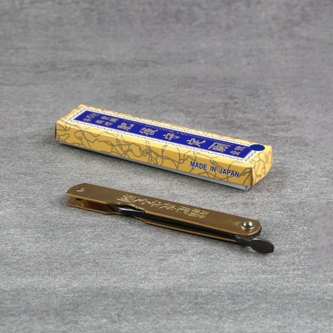 Higonokami Aogami-Tanzou NAGAO KANEKOMA Brass Sheath