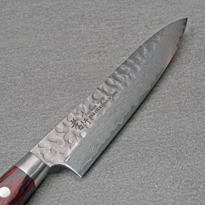 SAKAI TAKAYUKI 33-Layer Damascus Hammered Petty 150mm