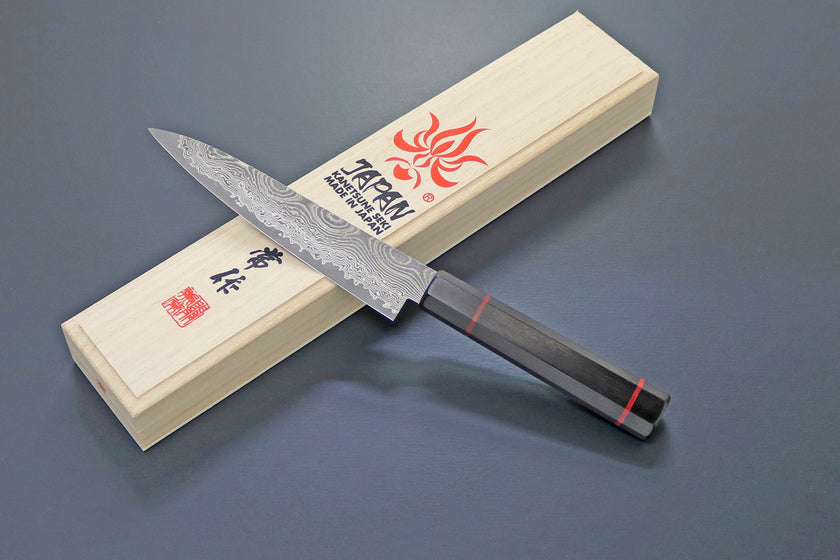 Pisau Dapur Jepang Kanetsune SG2 NAMISHIBUKI WA-PETTY 135mm