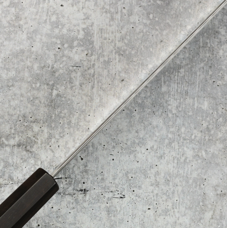 Pisau Dapur Jepang Tetsujin Saku Silver#3 Micro-structural banding Gyuto 240mm