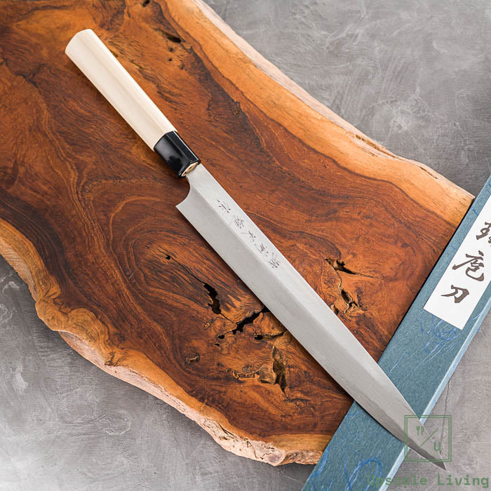 Pisau Sushi Kitaoka Aogami#2 Migaki HPC Yanagi 270mm