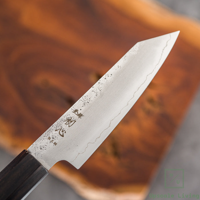 Hatsukokoro Ginrei Silver#3-Layer Nashiji Kiritsuke Petty 125mm