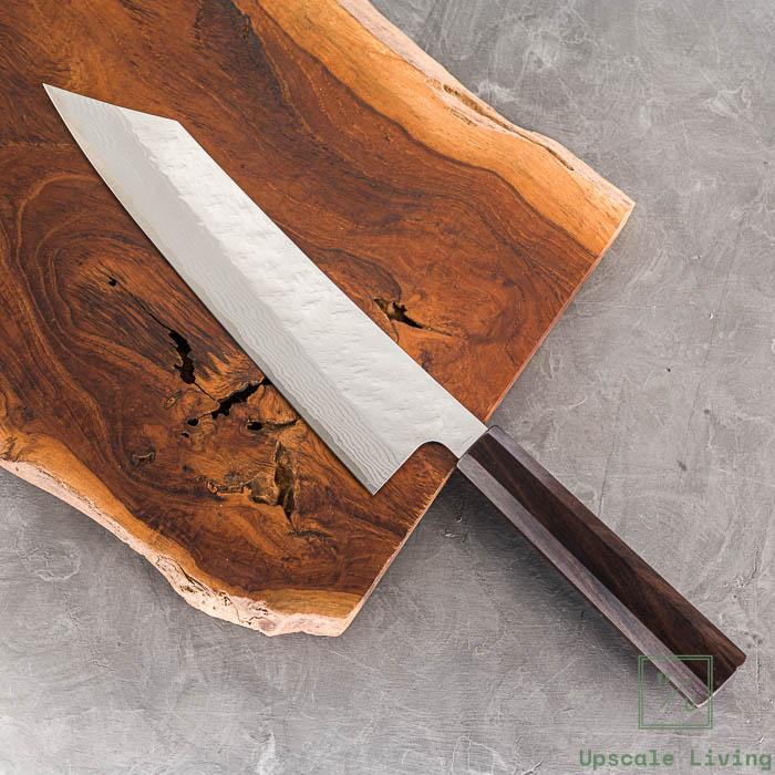 Japanese Knife Nigara Hamono VG10 Damascus Migaki Tsuchime Kiritsuke Gyuto 240mm