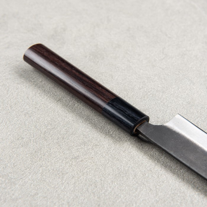 Japanese Knife Yoshida Hamono Aogami#2 Kurouchi Santoku Funayuki 170mm