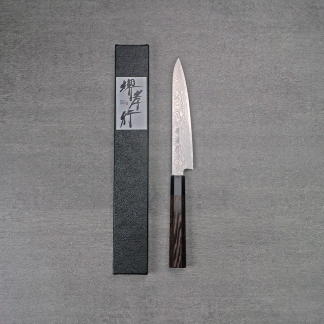 SAKAI TAKAYUKI GINGA ZA-18 69-Layer Damascus Petty 150mm