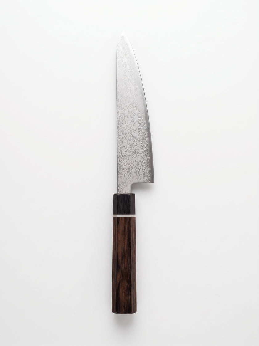 Pisau Dapur Jepang Suncraft Senzo Black VG10 Ko Santoku 143mm
