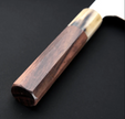 Pisau Dapur Jepang Nigara Hamono SG Strix Damascus Tsuchime  Bunka 170mm