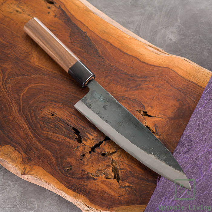 Pisau Dapur Jepang Motokyuichi Aogami #2 Kurouchi Gyuto180mm
