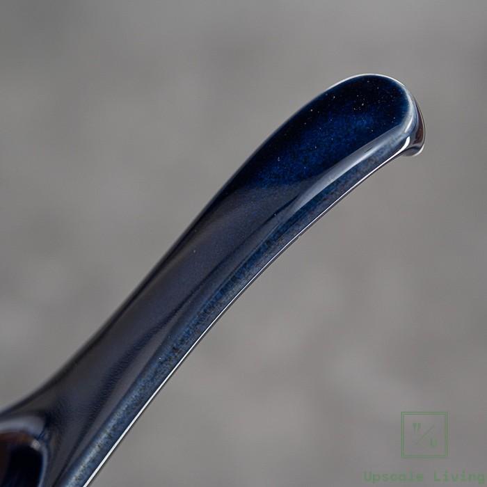Ginpo Kikka Bankoyaki Ceramic Soup Spoon