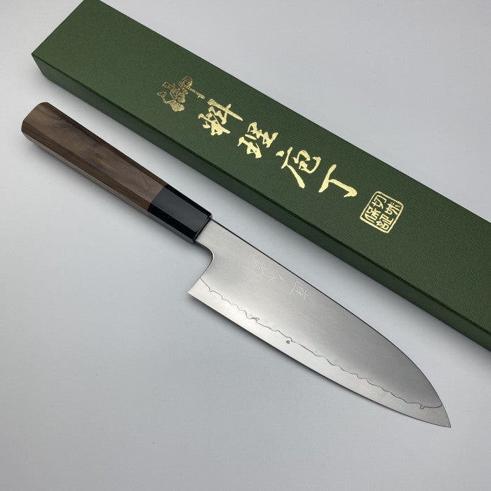 Japanese Artisan Knife Naohito Myojin Cobalt Special Hairline Bunka 180mm