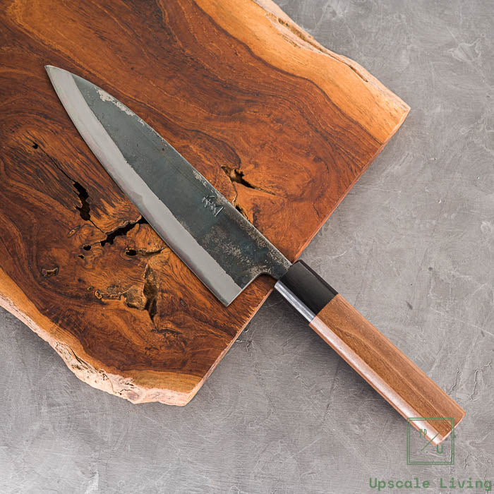 Pisau Dapur Jepang Motokyuichi Aogami #2 Kurouchi Gyuto180mm