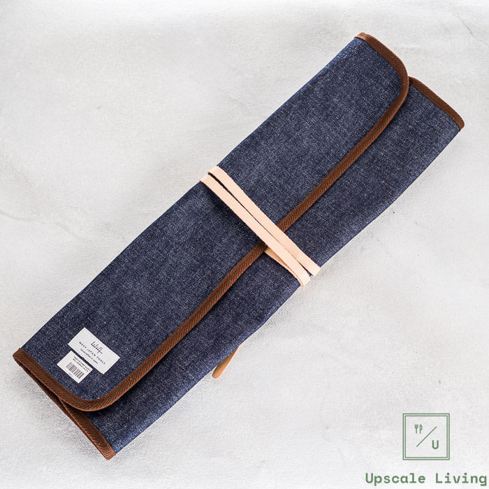 Shibata Takayuki Knife Roll Denim S 3 SLOTS