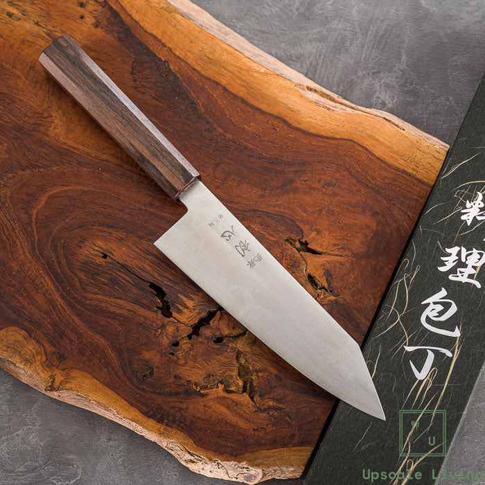 Hatsukokoro Hayabusa Silver#3 steel Migaki Bunka 180mm