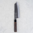 Japanese Knife Mutsumi Hinoura Shirogami#2 SS Kuro-Nashiji Bunka 180mm