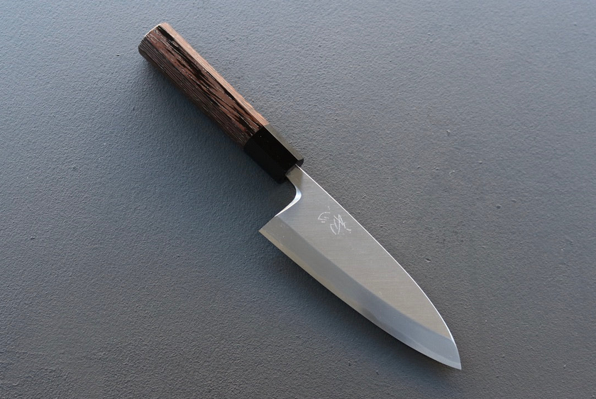 Pisau Fillet Jepang Hatsukokoro SK Steel Single Bevel Deba 150mm