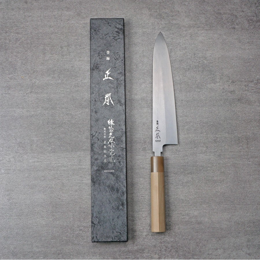 Japanese Artisan Knife Masamoto KS2924 HonKasumi Shirogami Gyuto 240mm