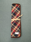 Shibata Takayuki Knife Roll Checked L 6 SLOTS