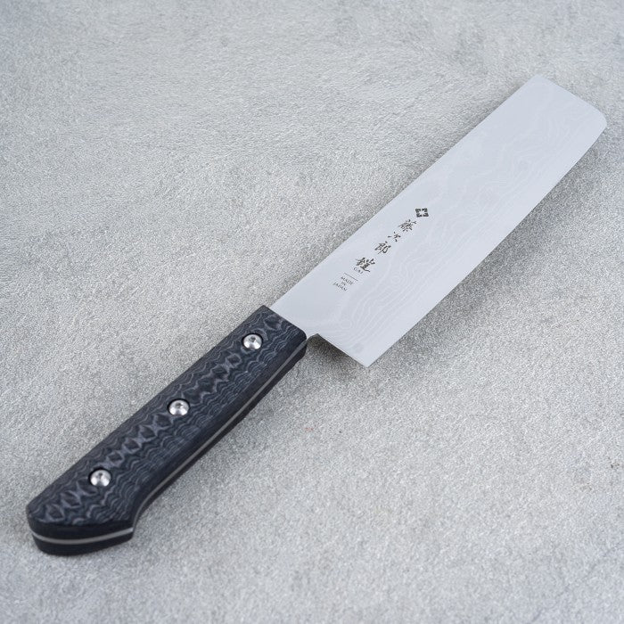 TOJIRO GAI VG10 37 Layers Damascus Nakiri 165mm