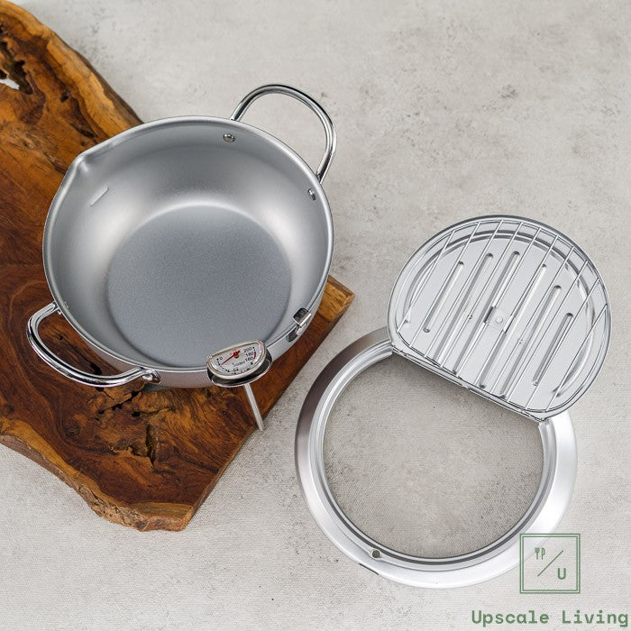 Deep Fryer Yoshikawa Mirakutei III Deep Frying Pot 20cm IH Compatible