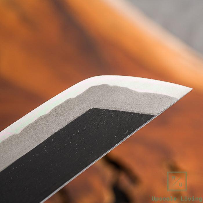 Pisau Dapur Jepang Tsunehisa Aogami #2 Kurouchi Sakimaru Sujihiki 270mm