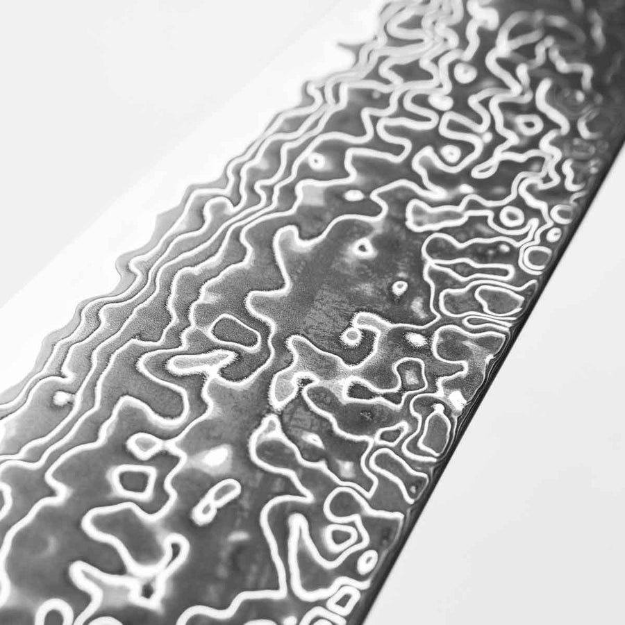Pisau Dapur Jepang Hatsukokoro Ryuhyo Kurozome SG2 Damascus Gyuto 240mm