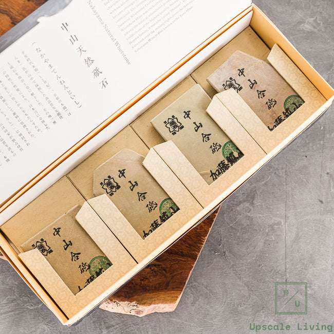 Batu Asah Jepang Nakayama Natural Whetstone Finishing Awasedo (Set)