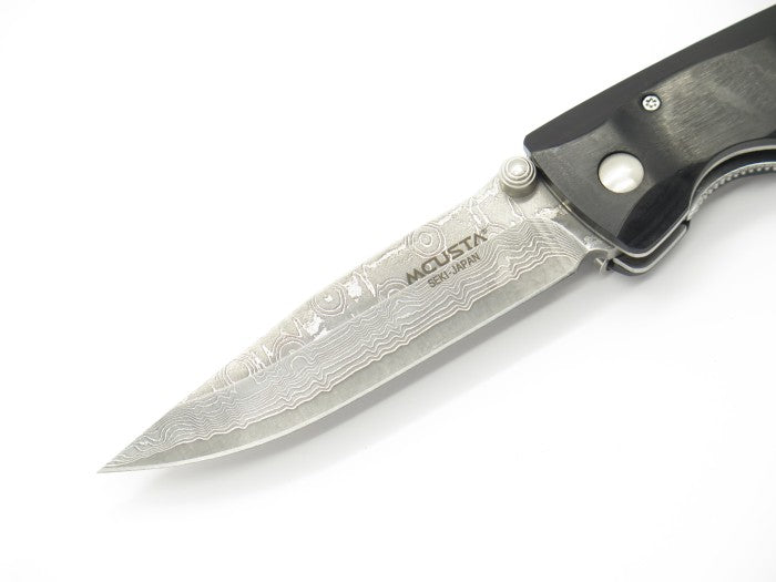 EDC Japanese Folding Knife MCUSTA VG10 Damascus Classic Wave 110mm MC-0017D