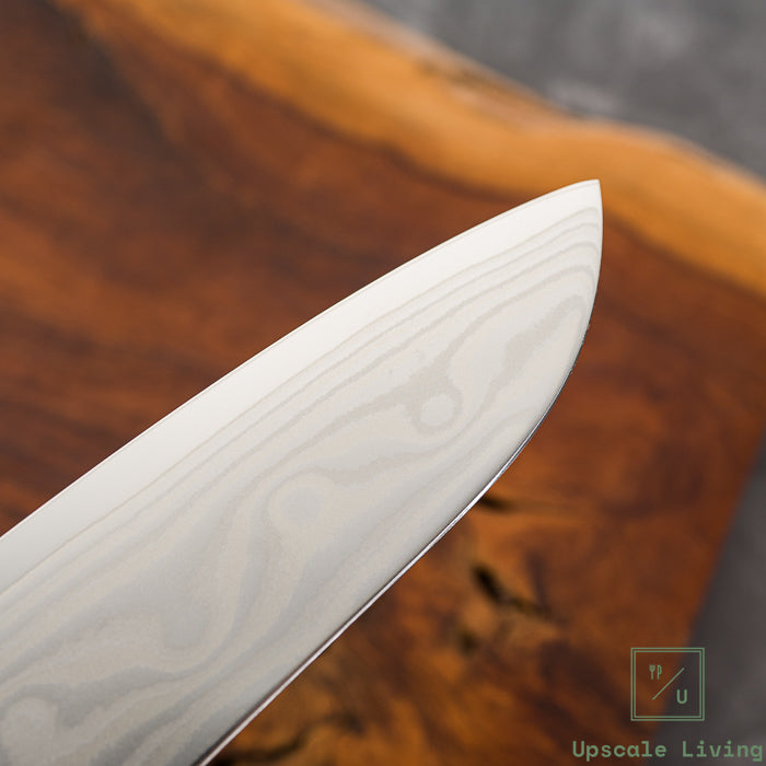 SAKAI TAKAYUKI Grand Chef Hamon Bohler Santoku 170mm