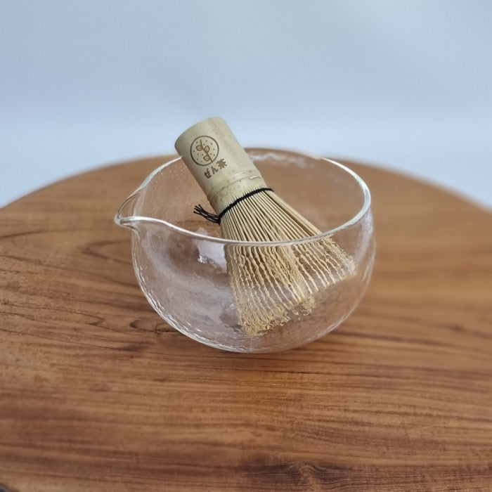 ZenCha - Textured Glass Cha Wan Matcha Bowl - Mangkuk Matcha Kaca