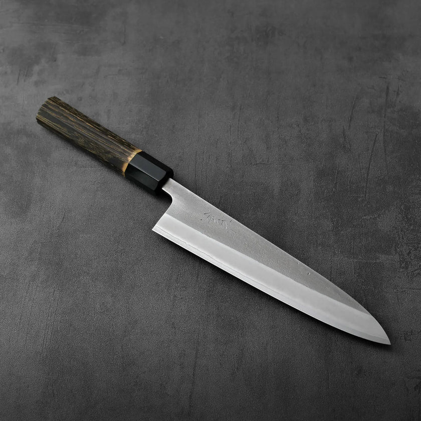 Pisau Dapur Jepang Yoshikane Hamono White #2 Nashiji Gyuto 210mm