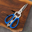 Gunting Dapur - Silky Kitchen Separable NKS-215DT Scissors Blue Handle - Made in Japan
