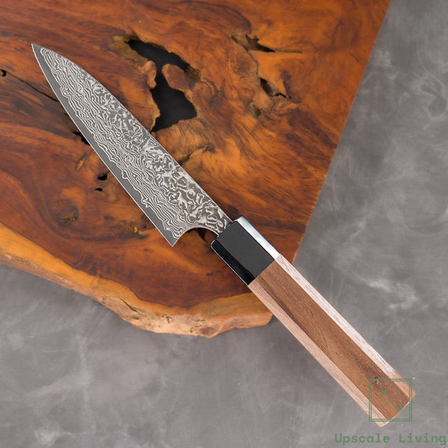 Japanese Knife Yoshimi Kato VG10 Nickel Damascus Petty 120mm