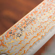 Pisau Dapur Jepang Hatsukokoro Kujaku V-Toku2 Rainbow Damascus Santoku 180mm