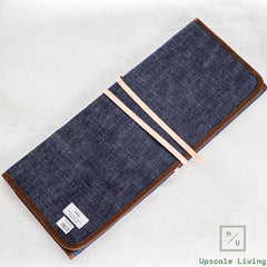 Shibata Takayuki Knife Roll Denim S 6 SLOTS