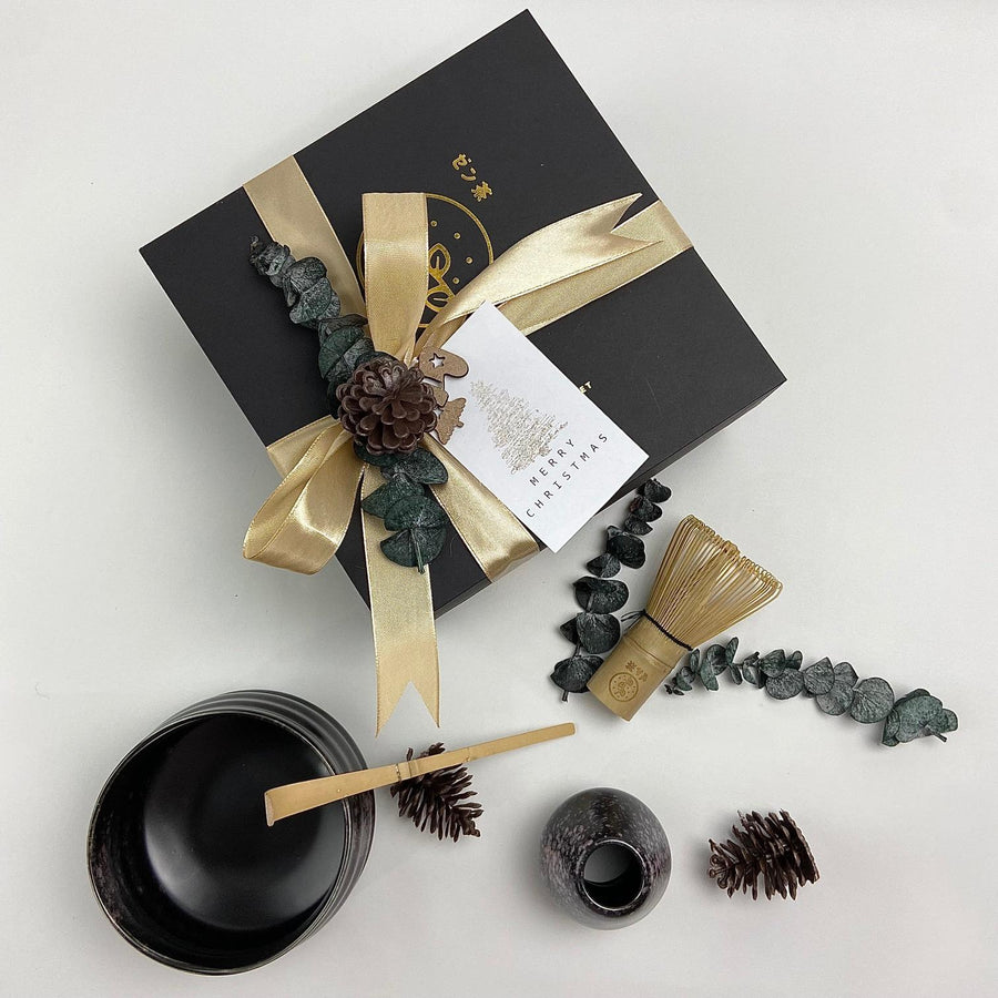 ZenCha Premium Matcha Brewing Set Set of 4 Complete Matcha Preparation