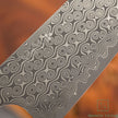 Pisau Dapur Jepang Nigara Hamono SG2 Anmon Raindrop Damascus Santoku 180mm