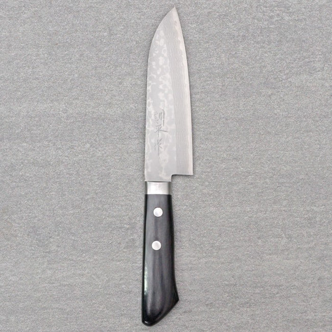 Japanese Knife Masutani Hamono Sairyu VG10 Damascus Ko Santoku 130mm