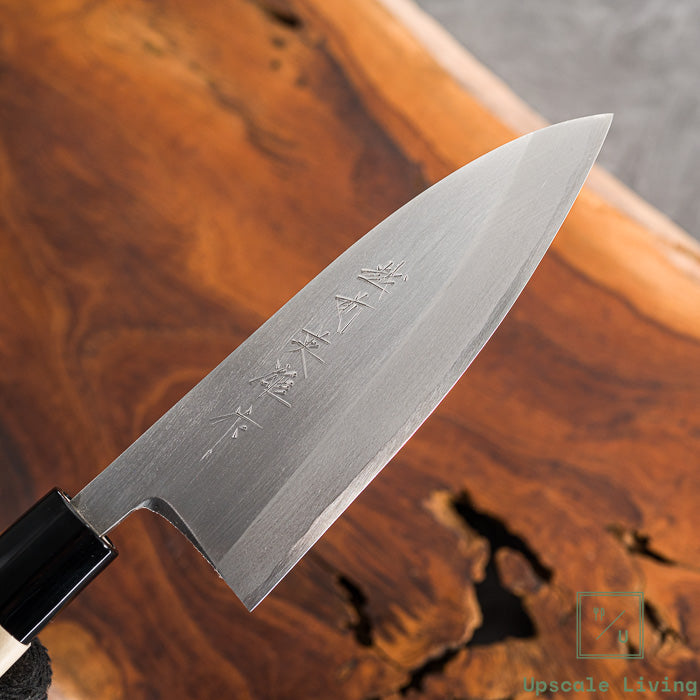 Pisau Fillet Ikan Kitaoka Aogami#2 Migaki HPC Deba 180mm