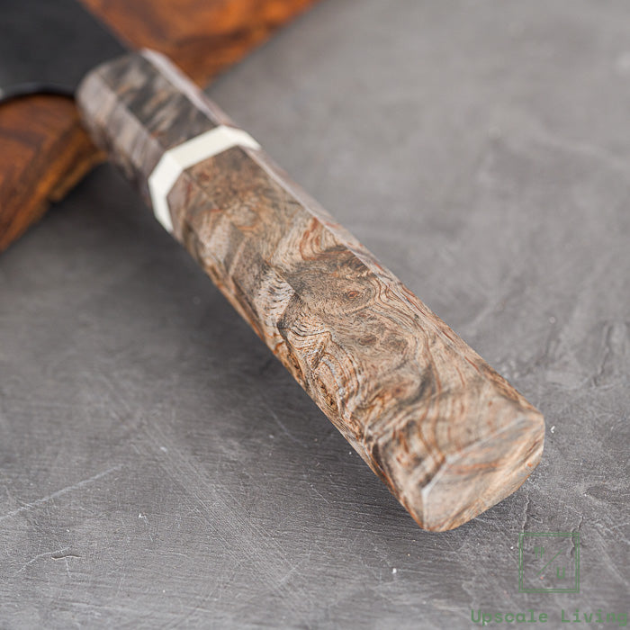 Nigara Hamono SG2 Kurouchi Tsuchime Santoku 180mm