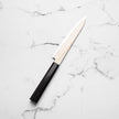 Pisau Dapur Jepang Hatsukokoro Hinotori V-Toku2 Rainbow Damascus Petty 150mm