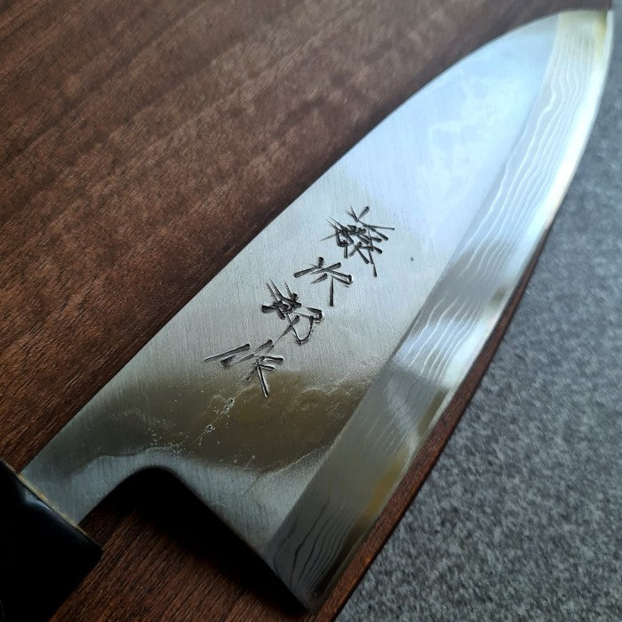 Japanese Knife TOJIRO Aogami Damascus Steel Deba 165mm
