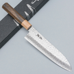 Pisau Dapur Jepang Kotetsu VG10 Tsuchime Damascus Wa-Santoku 180mm