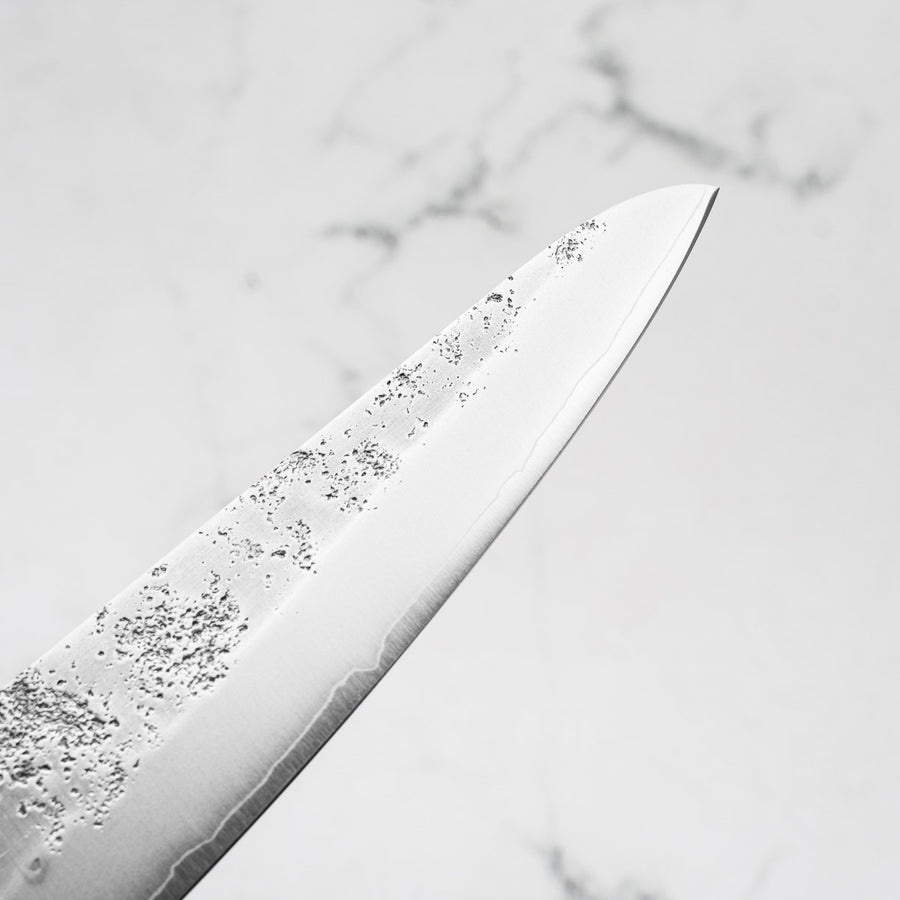 Pisau Dapur Jepang Suncraft Senzo Retro Silver#3 Ko Santoku 143mm