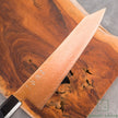 Pisau Dapur Jepang Hatsukokoro Ryuhyo Brown coating SG2 Damascus Kiritsuke Gyuto210mm