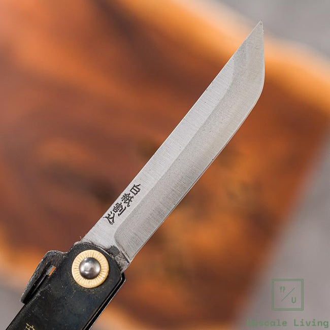 EDC Higonokami Shirogami NAGAO KANEKOMA Kengata - Black 100mm