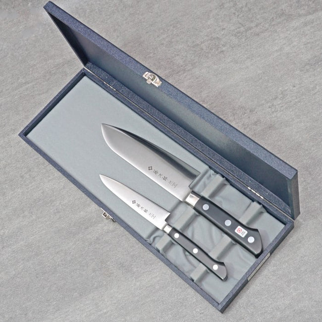 Tojiro Gift Set DP3 Layered Petty 120mm and Santoku 170mm